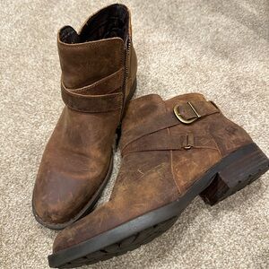 Women’s real leather booties